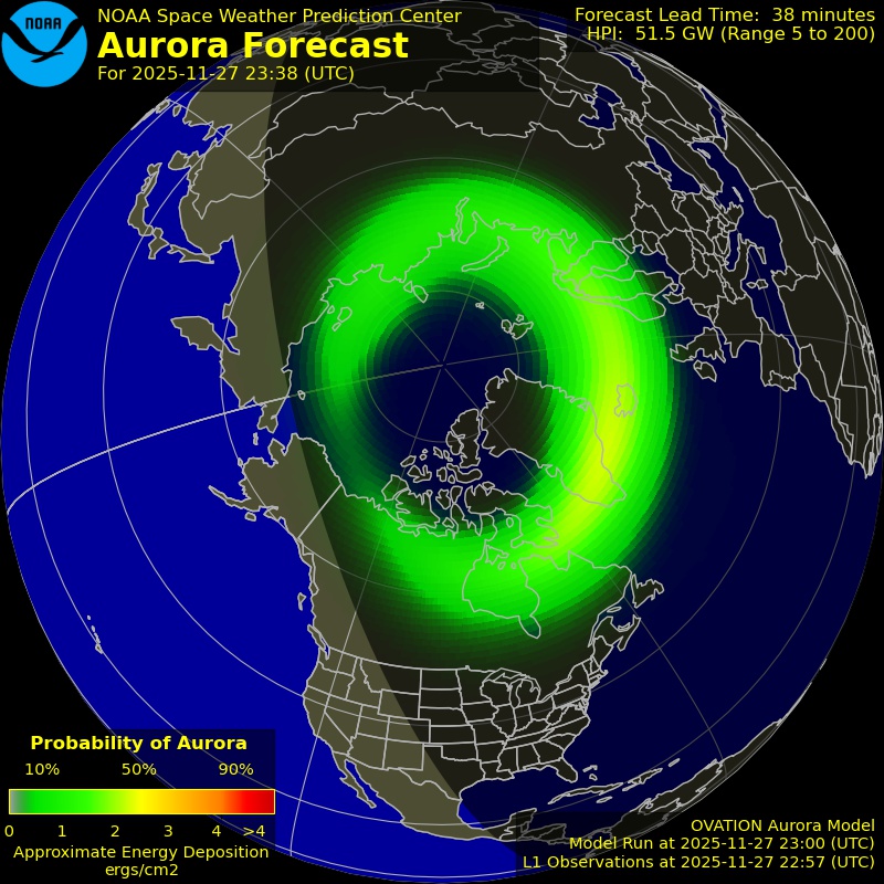 Aurora Oval Northern Hemisphere
