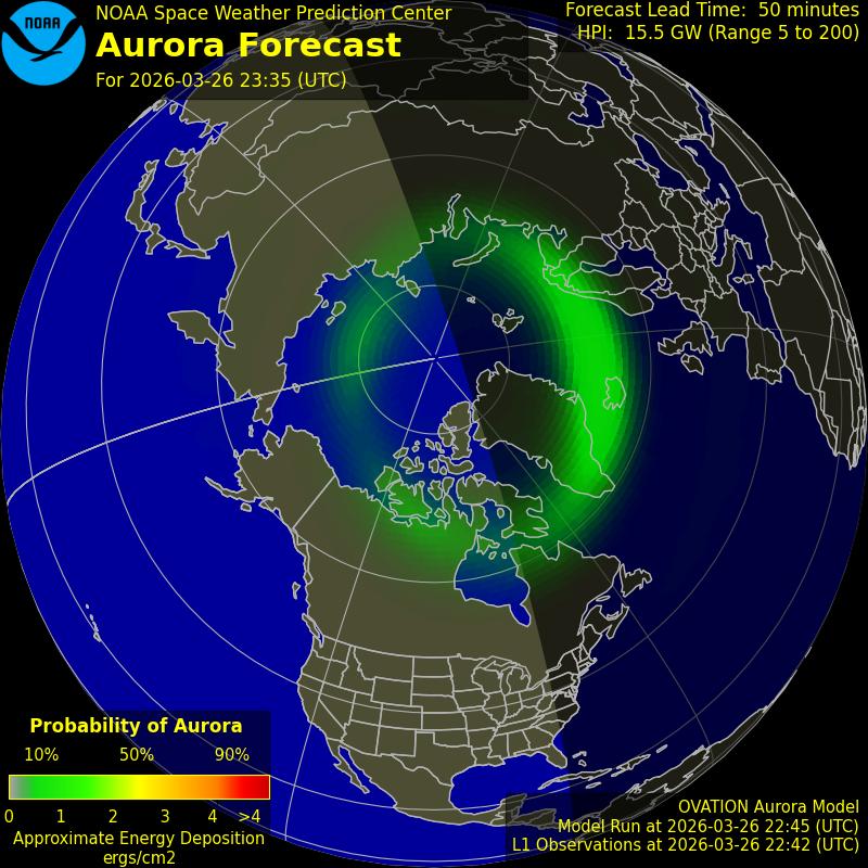 Aurora Oval Northern Hemisphere