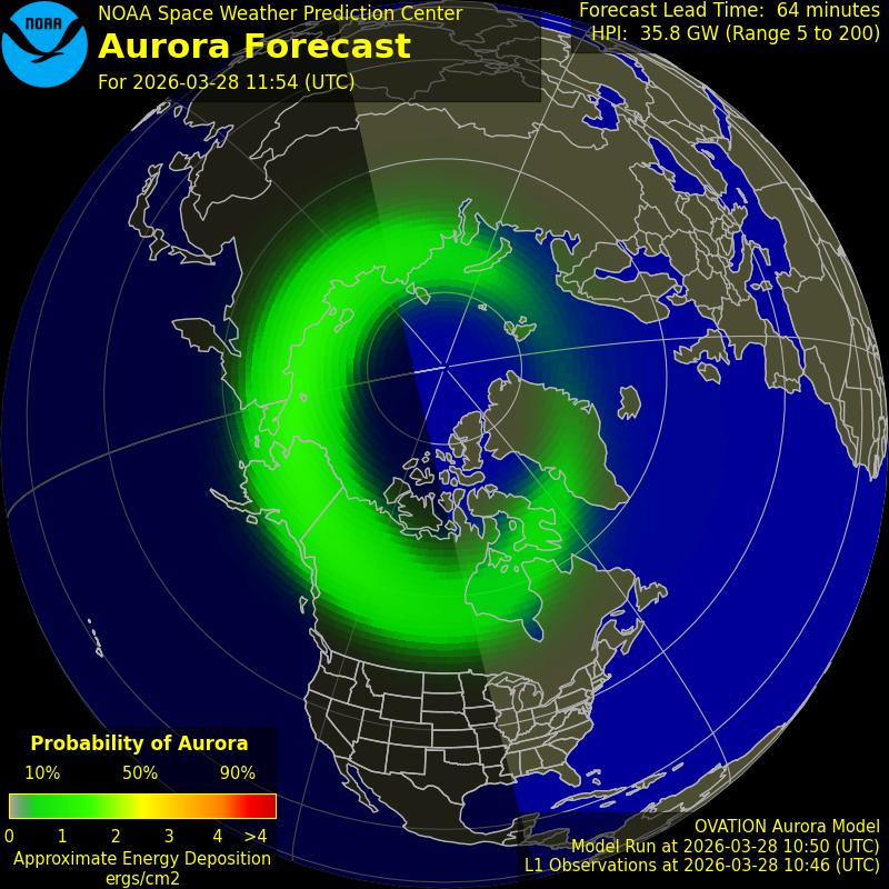 Aurora Oval Northern Hemisphere