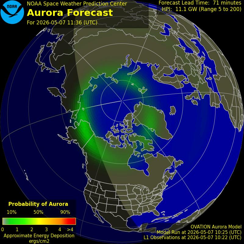 Aurora Oval Northern Hemisphere