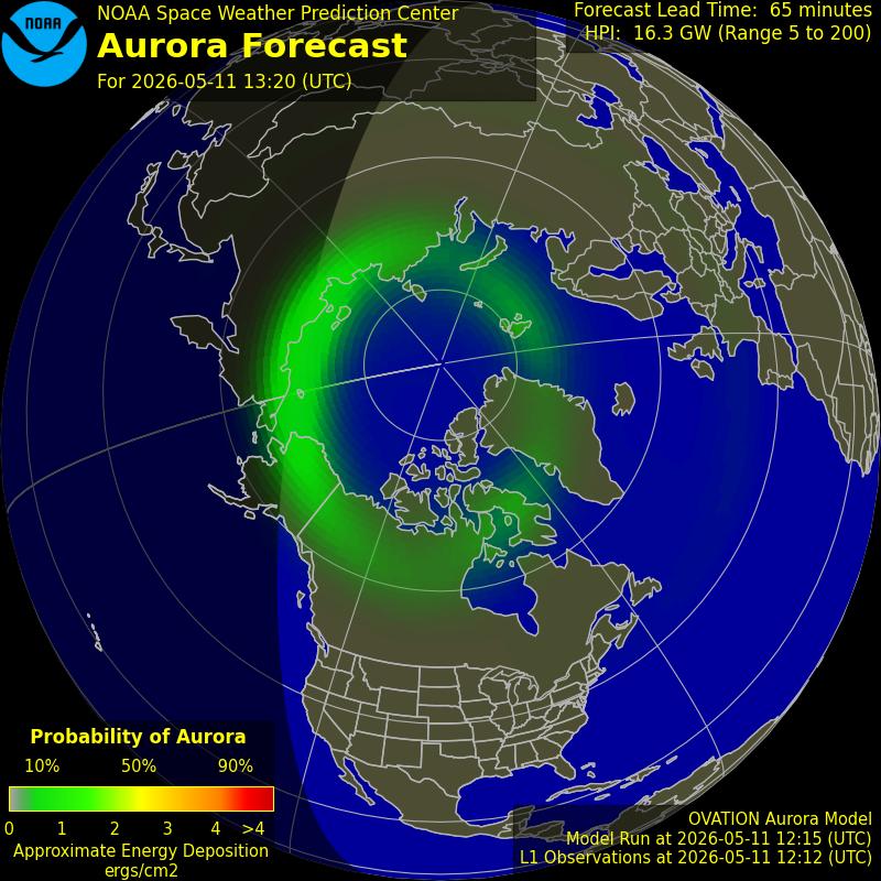 Aurora Oval Northern Hemisphere