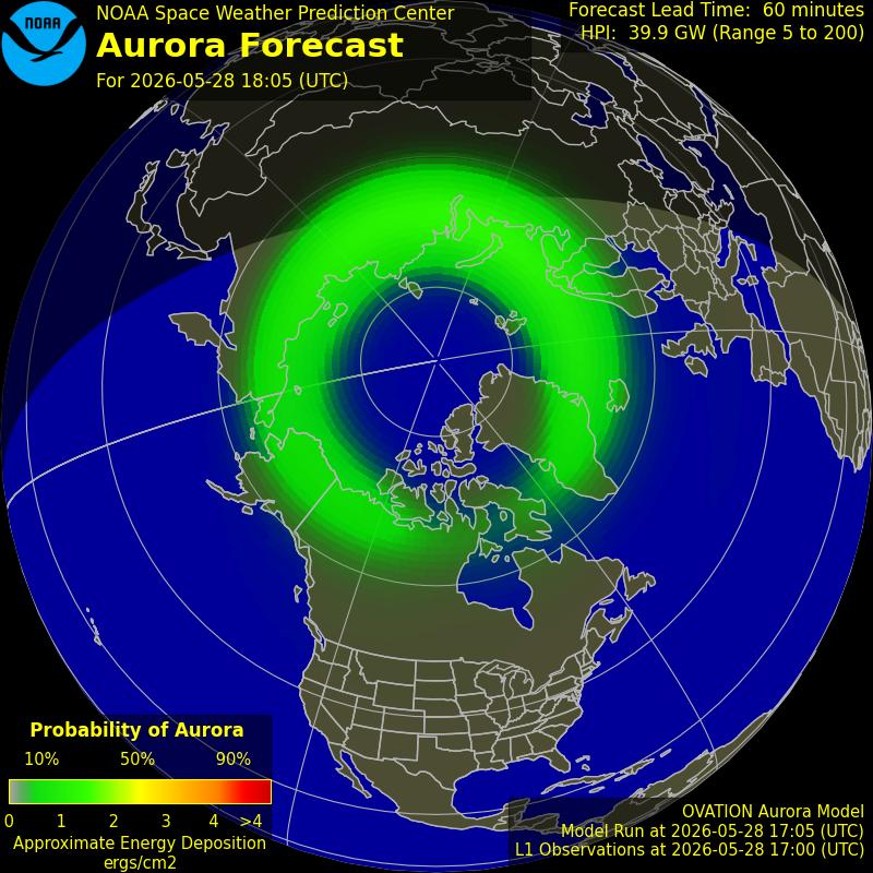 Aurora Oval Northern Hemisphere