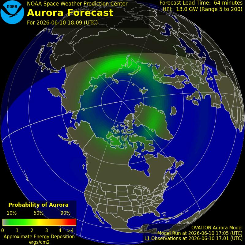 Aurora Oval Northern Hemisphere